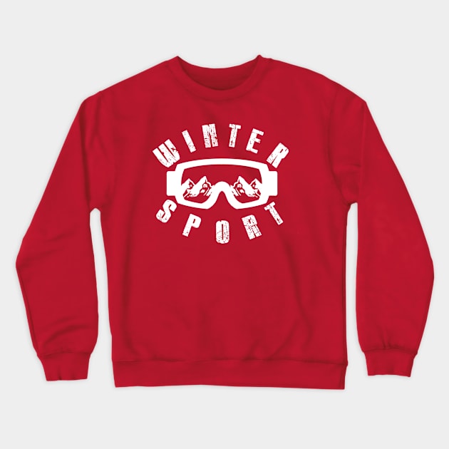 Winter sport 2 Crewneck Sweatshirt by Tekad Rasa